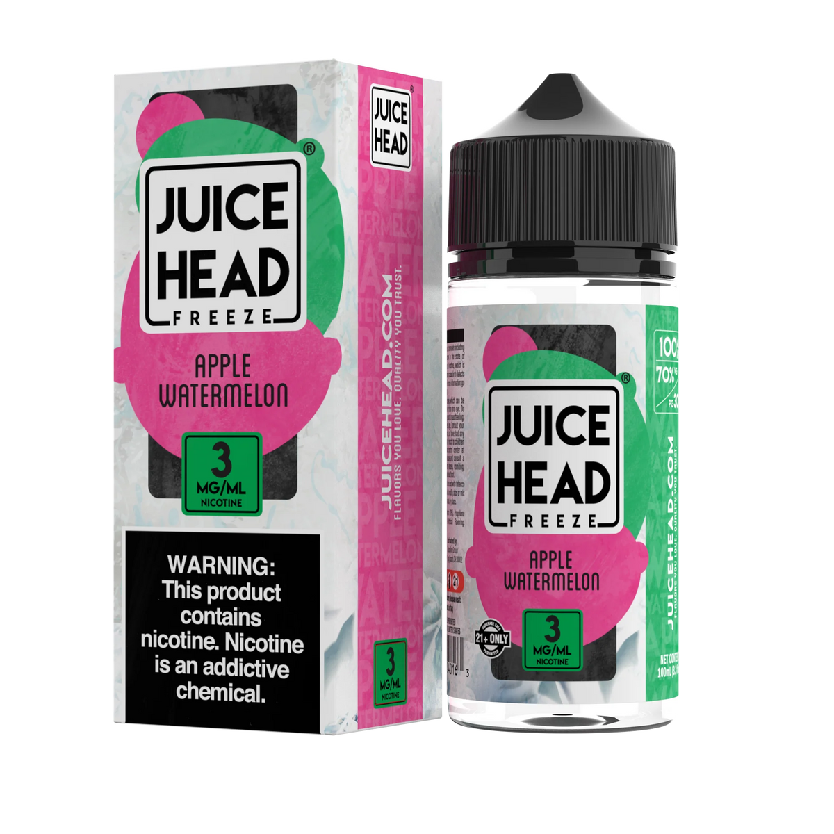 APPLE WATERMELON ICE 100ML - JUICE HEAD EXTRA FREEZE