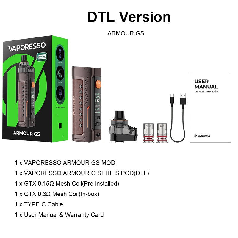 Vaporesso Armour GS Pod Mod Kit