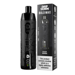 Drip Down Bold Max Disposable 15000 Puffs (3mg) – Black Mamba