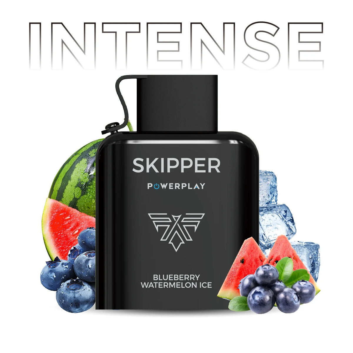 Skipper Powerplay Blueberry Watermelon Ice 5% Intense Pod – 16000 Puffs