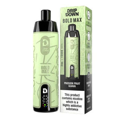 Drip Down Bold Max Disposable 15000 Puffs (3mg) – Passion Fruit Guava