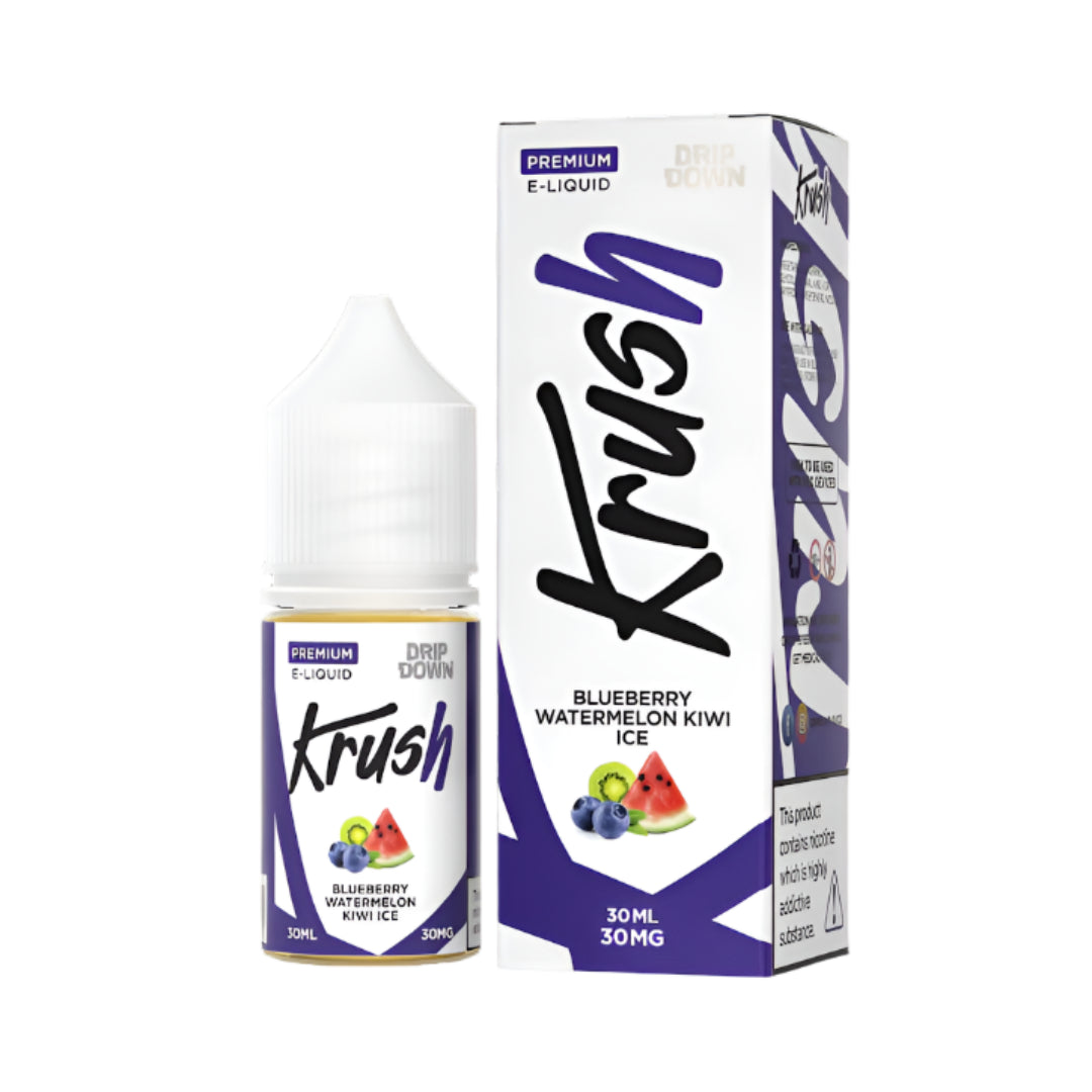BLUEBERRY WATERMELON KIWI ICE 30ML - DRIP DOWN KRUSH SERIES