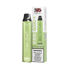 DOUBLE APPLE ICE 50MG - IVG REGAL DISPOSABLE 6000 PUFFS
