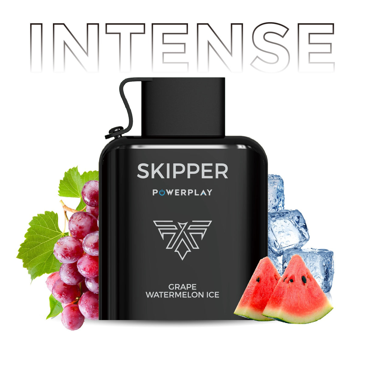 Skipper Powerplay Grape Watermelon Ice 5% Intense Pod – 16000 Puffs