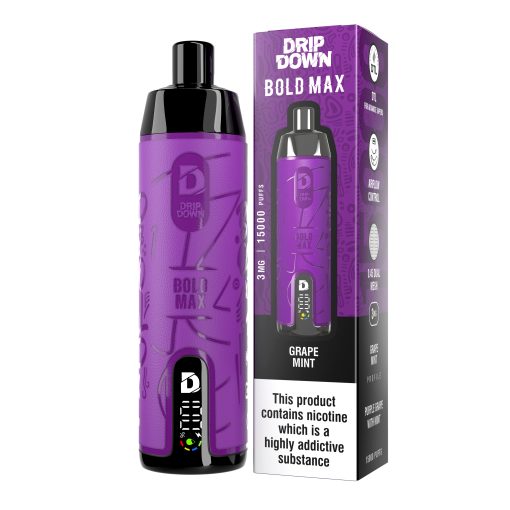 DRIP DOWN BOLD MAX DISPOSABLE 15000 PUFFS (3MG)