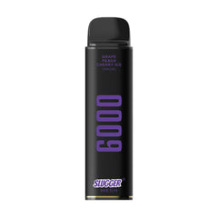SLUGGER GRAPE PEACH CHERRY ICE 6000 PUFFS