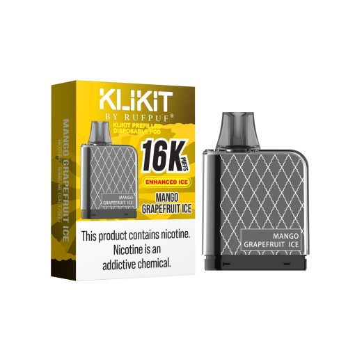 Rufpuf Klikit Disposable Pod – Mango Grapefruit Ice 50mg (16,000 Puffs)