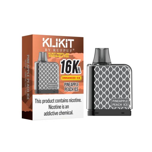 Rufpuf Klikit Disposable Pod – Pineapple Peach Ice 50mg (16,000 Puffs)