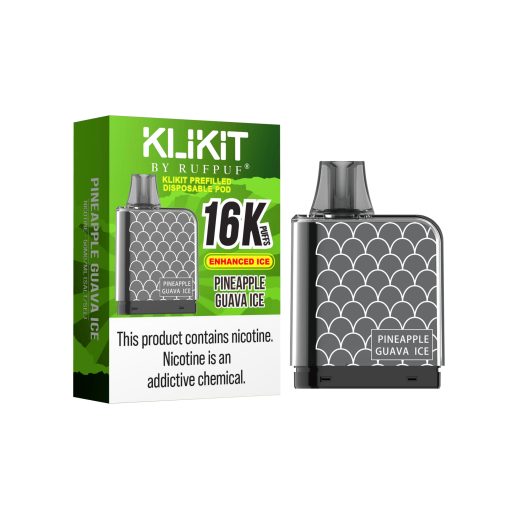 Rufpuf Klikit Disposable Pod – Pineapple Guava Ice 50mg (16,000 Puffs)