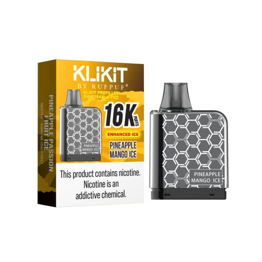 Rufpuf Klikit Disposable Pod – Pineapple Mango Ice 50mg (16,000 Puffs)