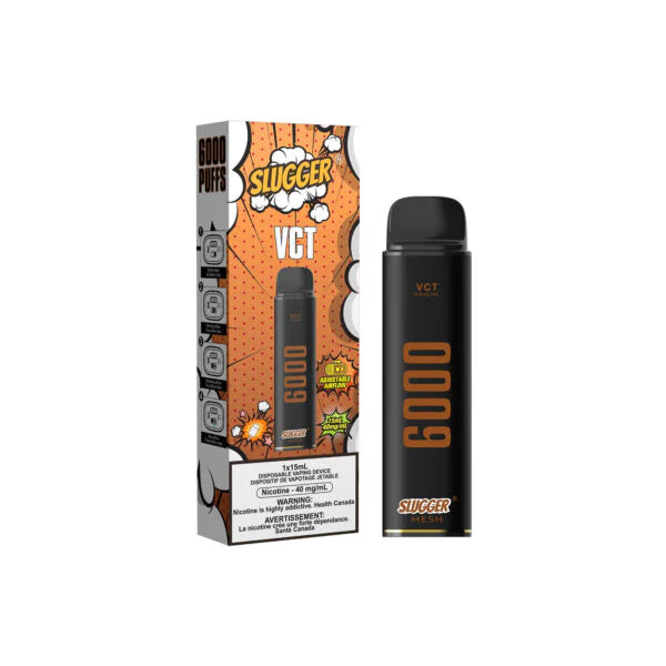 SLUGGER 40mg VCT  6000 PUFFS (Vanilla Custard Tobacco)