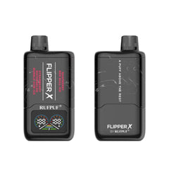 STRAWBERRY WATERMELON BUBBLEGUM ICE + RASPBERRY REDBULL ICE - RUFPUF FLIPPER X 5% 20000 PUFFS