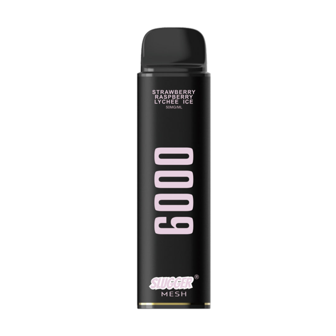 SLUGGER STRAWBERRY RASPBERRY LYCHEE ICE 6000 PUFFS