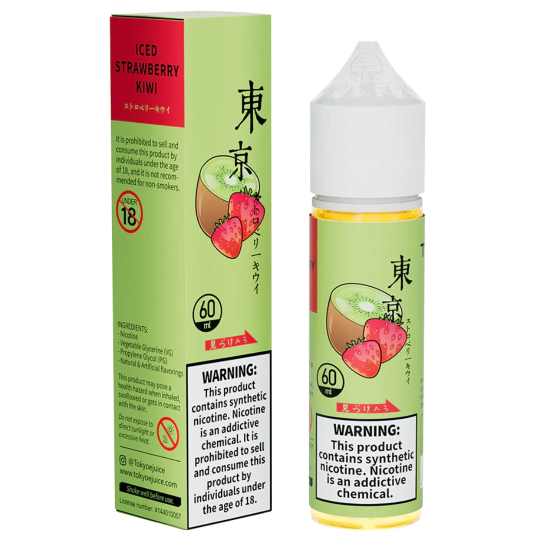 STRAWBERRY KIWI ICE 60ML - TOKYO CLASSIC