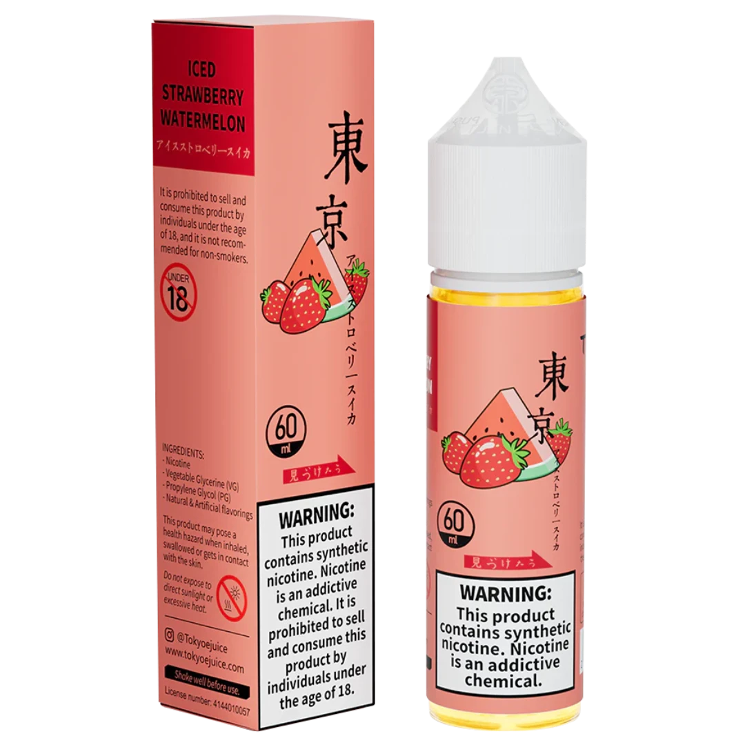 STRAWBERRY WATERMELON ICE 60ML - TOKYO CLASSIC