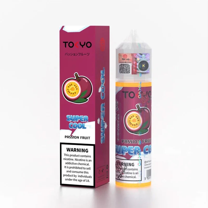 TOKYO SUPER COOL PASSION FRUIT FREE BASE 60ML