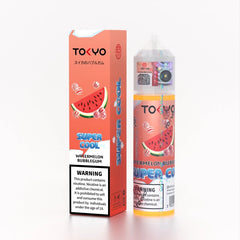 TOKYO SUPER COOL WATERMELON BUBBLEGUM FREE BASE 60ML