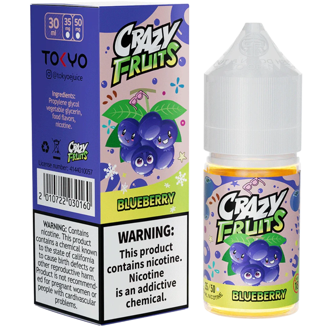 BLUEBERRY 30ML - TOKYO CRAZY FRUITS