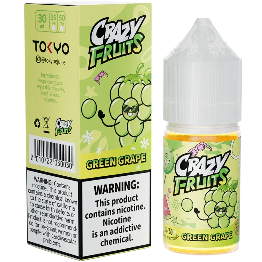 GREEN GRAPE 30ML - TOKYO CRAZY FRUITS