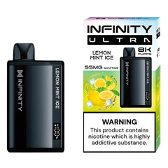 LEMON MINT ICE 55MG - INFINITY ULTRA DISPOSABLE 8000 PUFFS