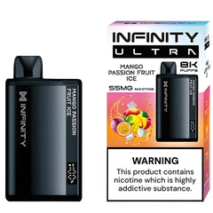 MANGO PASSION FRUIT ICE 55MG - INFINITY ULTRA DISPOSABLE 8000 PUFFS