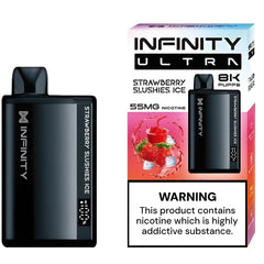 STRAWBERRY SLUSHIES ICE 55MG - INFINITY ULTRA DISPOSABLE 8000 PUFFS