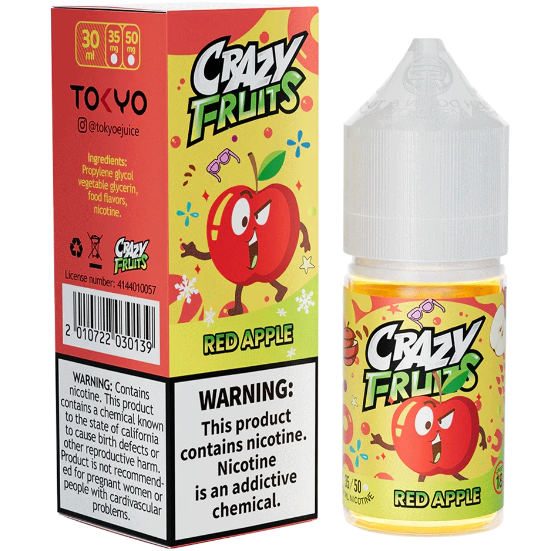 RED APPLE 30ML - TOKYO CRAZY FRUITS