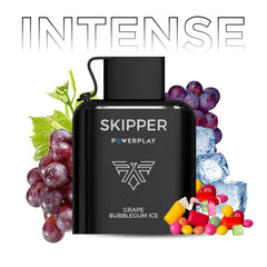 Skipper Powerplay Grape Bubblegum Ice 5% Intense Pod – 16000 Puffs